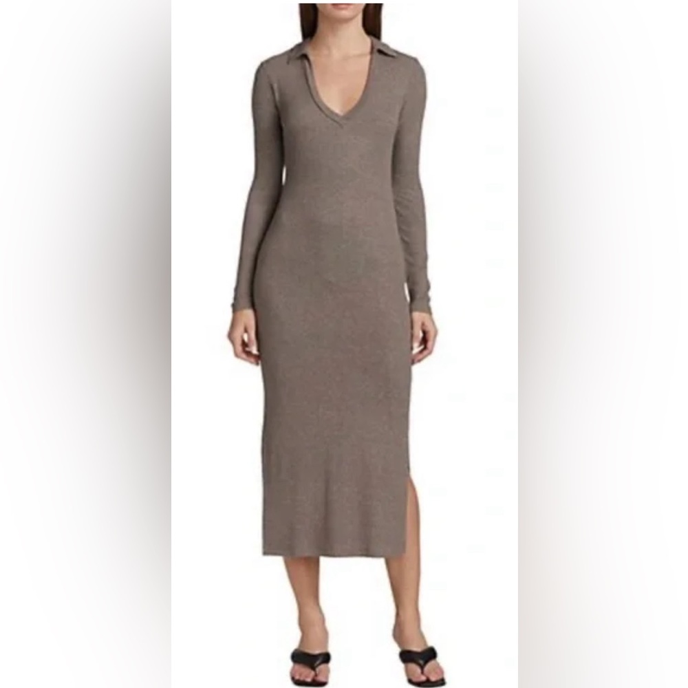Revolve LNA Niamh Rocky Road Bodycon Midi Dress 1X NWT